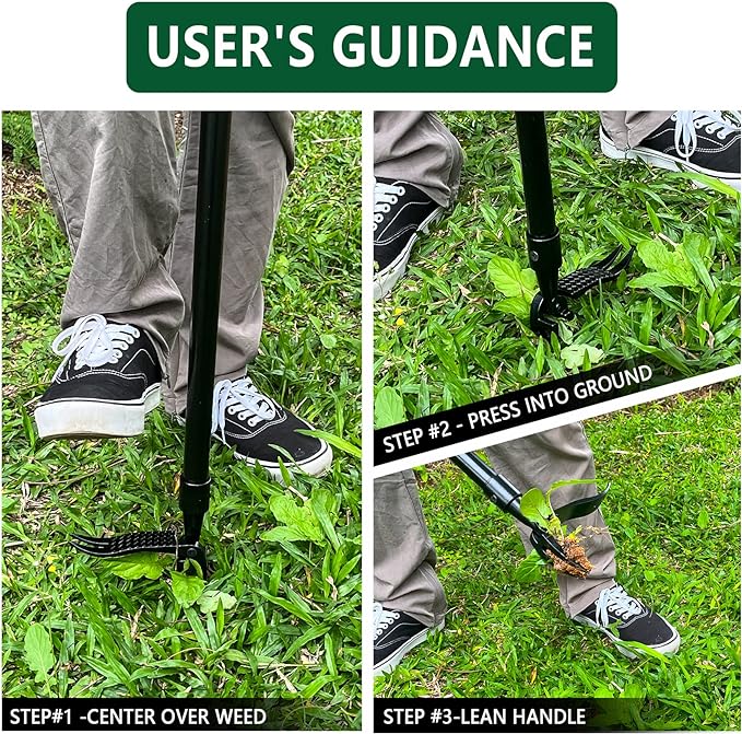 (🔥Last Day Promotion 50% OFF) Stand Up Weed Puller Tool (Without wooden stick handle) - Buy 2 Free Shipping