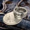 🎁 Classic Morgan Dollar Coin Ring