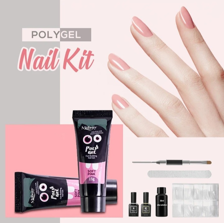 🎀Christmas Sale- Get 40% OFF🎁Easy PolyGel Nail Lengthening Kit,BUY 3 EXTRA SAVE 20% OFF