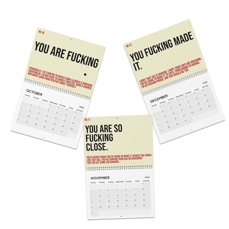 🤣The Year Of Your Fucking Year Calendar-Your Kick-Ass Motivational Calendar