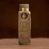 Kerosene Lighter Hand Carved Aged Harley