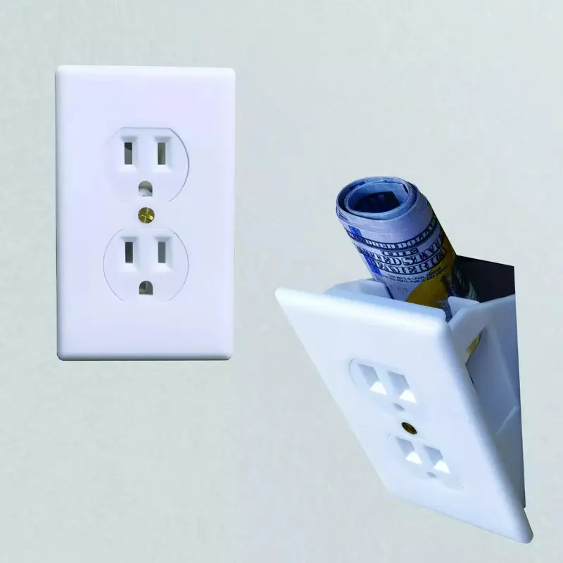 Power Socket Hidden Safe