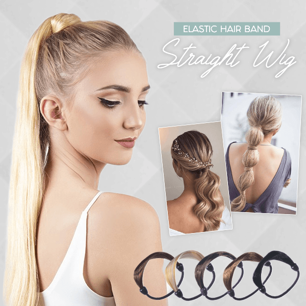 Buy 3 Get 1 Free - Straight Wig Elastic Hair Band