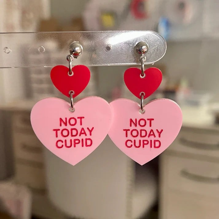 Rebellious Valentine's Day Heart Earrings Collection