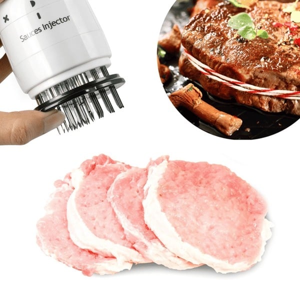 🔥Last Day Promotion 70% OFF🔥Stainless Steel Marinade Meat Injector⚡BUY 2 FREE SHIPPING