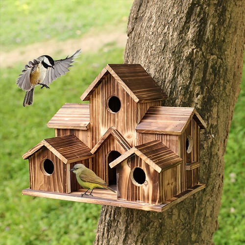 🎖️Halloween Special: 50% off everything! 🏡 Handmade Rustic Wooden Birdhouse 88.9% of people will buy🎁 One of each style [Free Shipping]