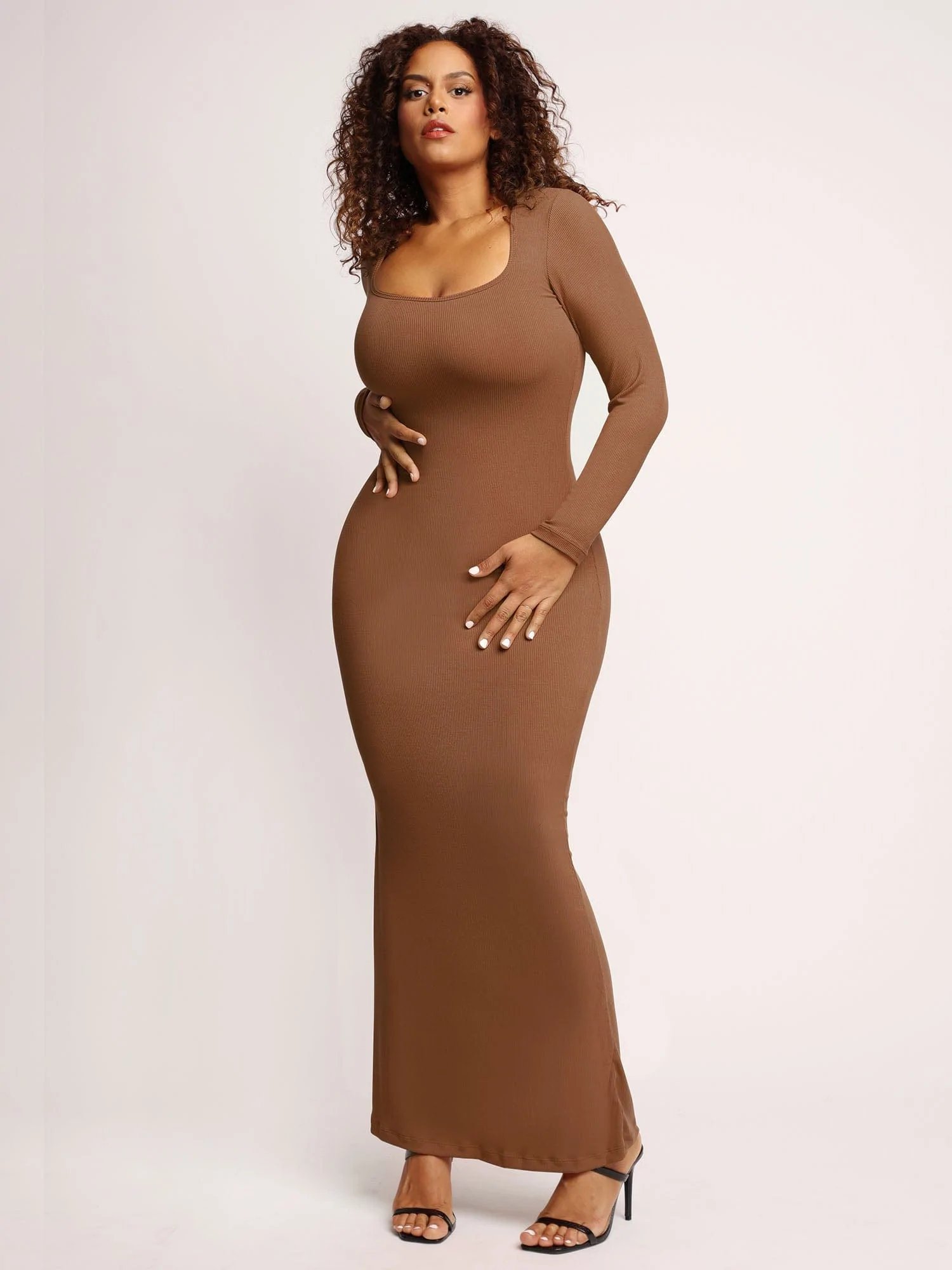 Built-in Shapewear Modal Soft Lounge Dresses