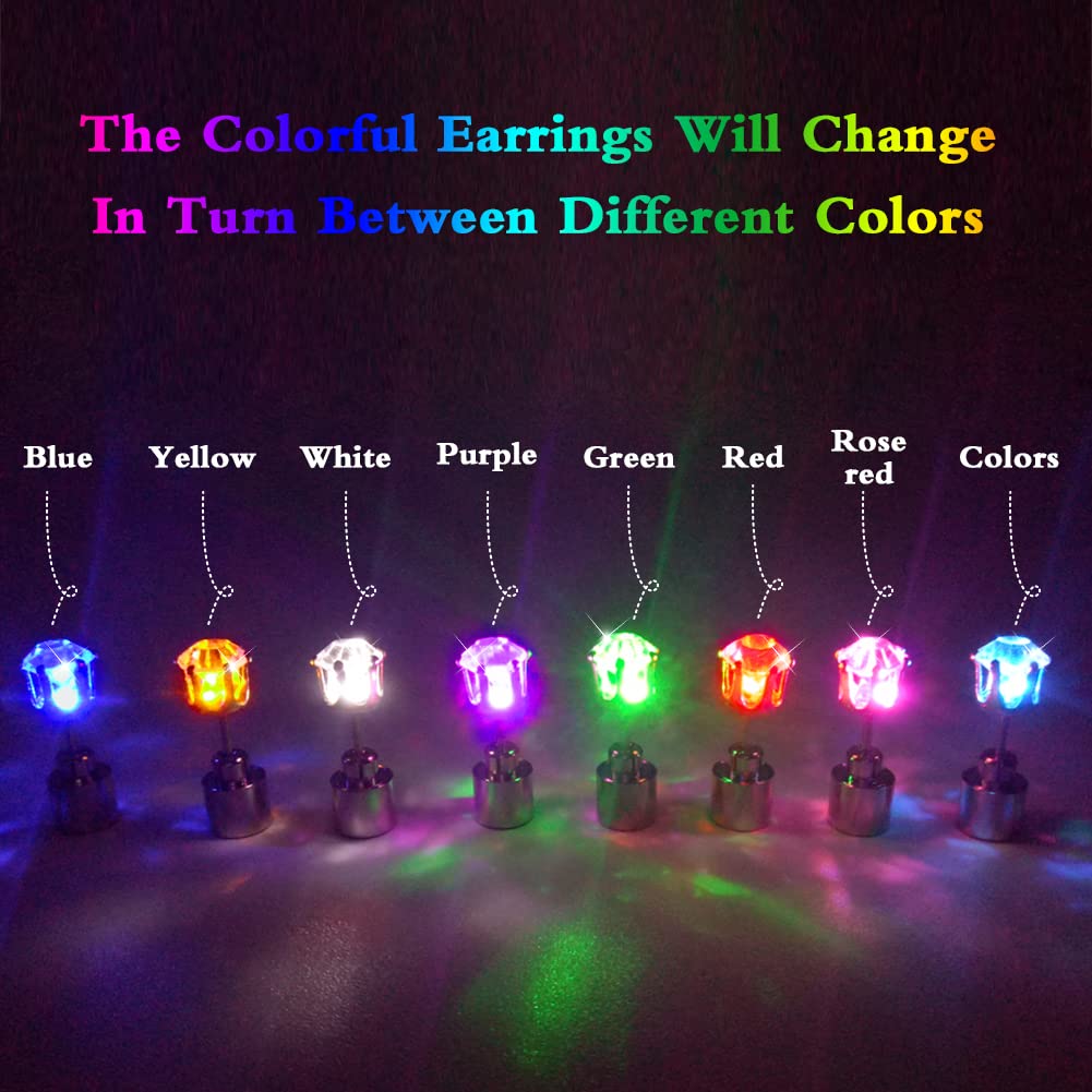 (🔥Last Day Promotion- 50% OFF) LED Light Up Ear Studs(1 Pair)- Buy 2 Get 1 Free