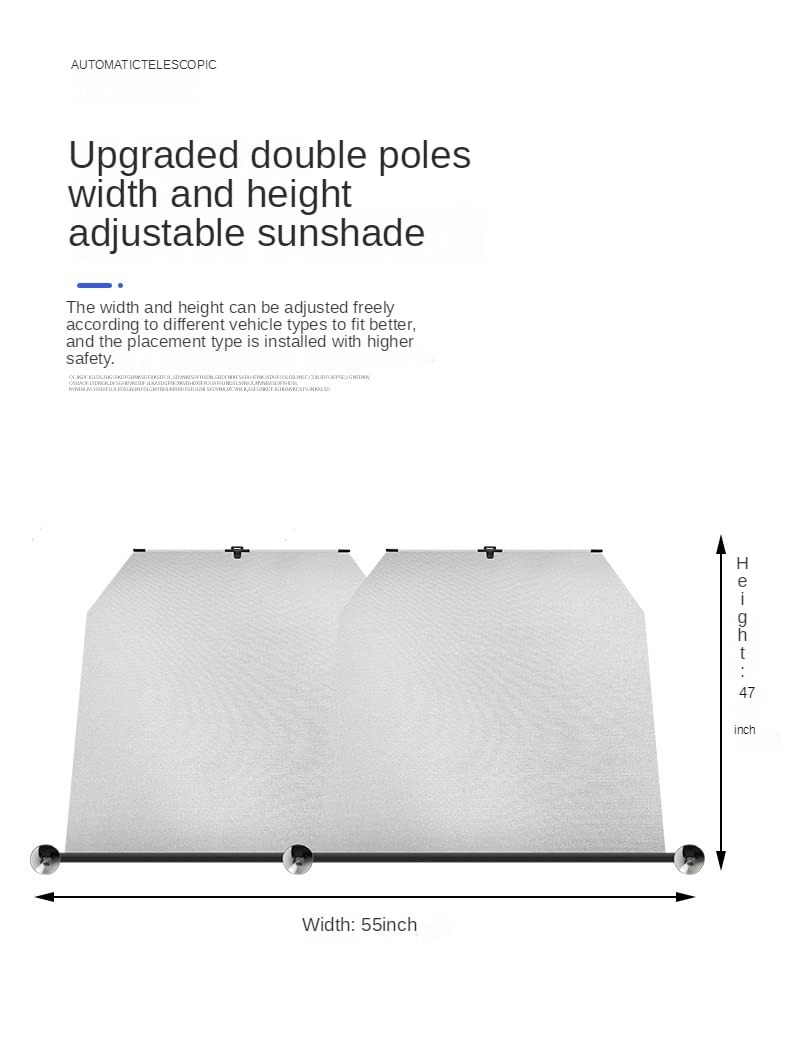LAST DAY 50% OFF🔥Hide Telescopic car Sunshade