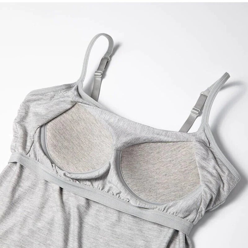 🔥Locker sitzendes Tank-Top mit integriertem BH