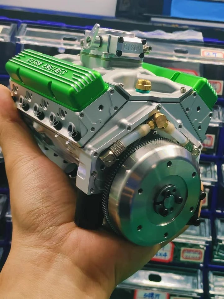 NEW Benzin OHV V8 Kleinblock-Motor Modellkits 4-Takt 44cc wassergek??hlt