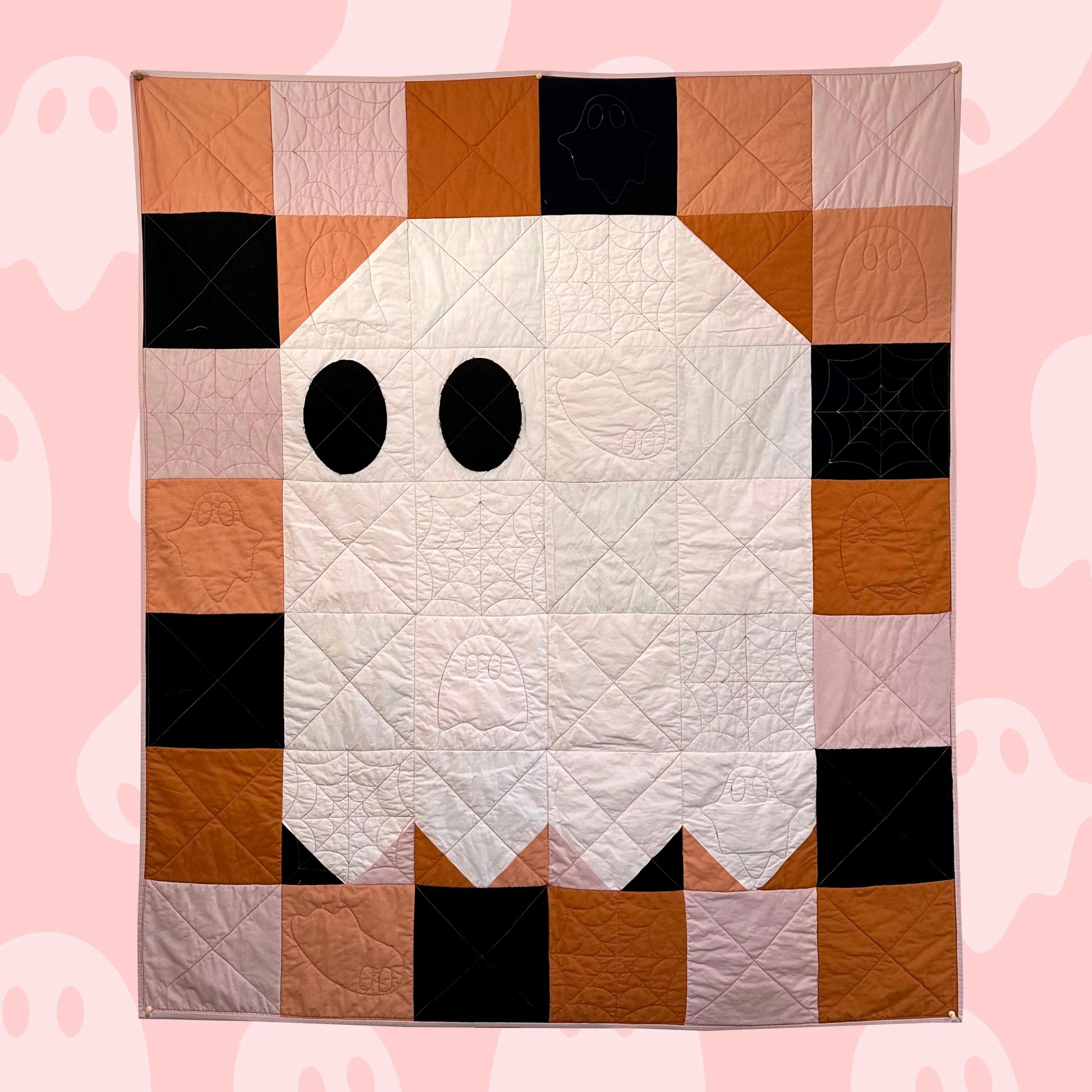 👻 The Little Haunts Quilt – Spooky & Cozy Patchwork
