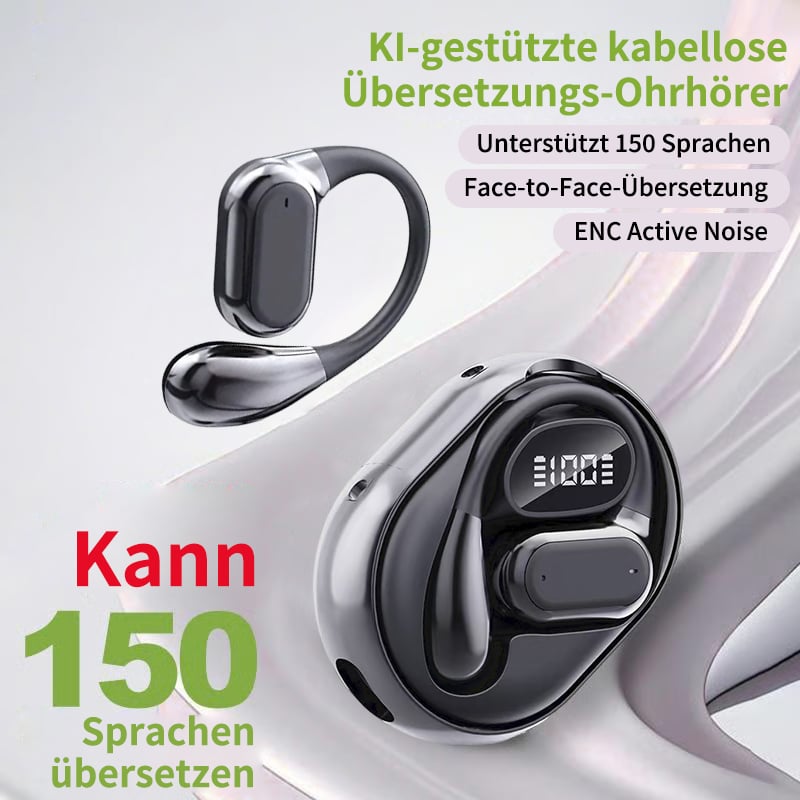 🏆#1 Bestseller 📢Letzter Tag: 49% Rabatt💎AI-Übersetzung Kabellose OWS Bluetooth 5,4-Ohrhörer (kompatibel mit iOS und Android)