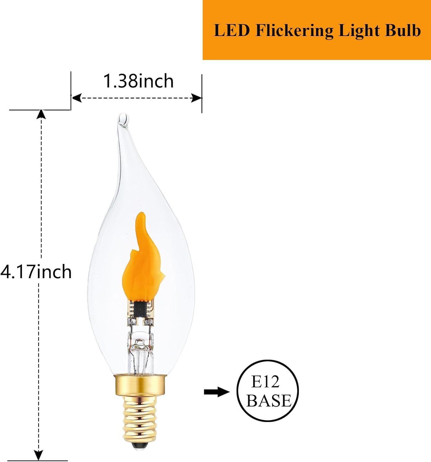 🔥Last Day Promotion 50% OFF🔥LED Flickering Flame Decoration Light Bulbs -Perfect Ambiance for Halloween Christmas