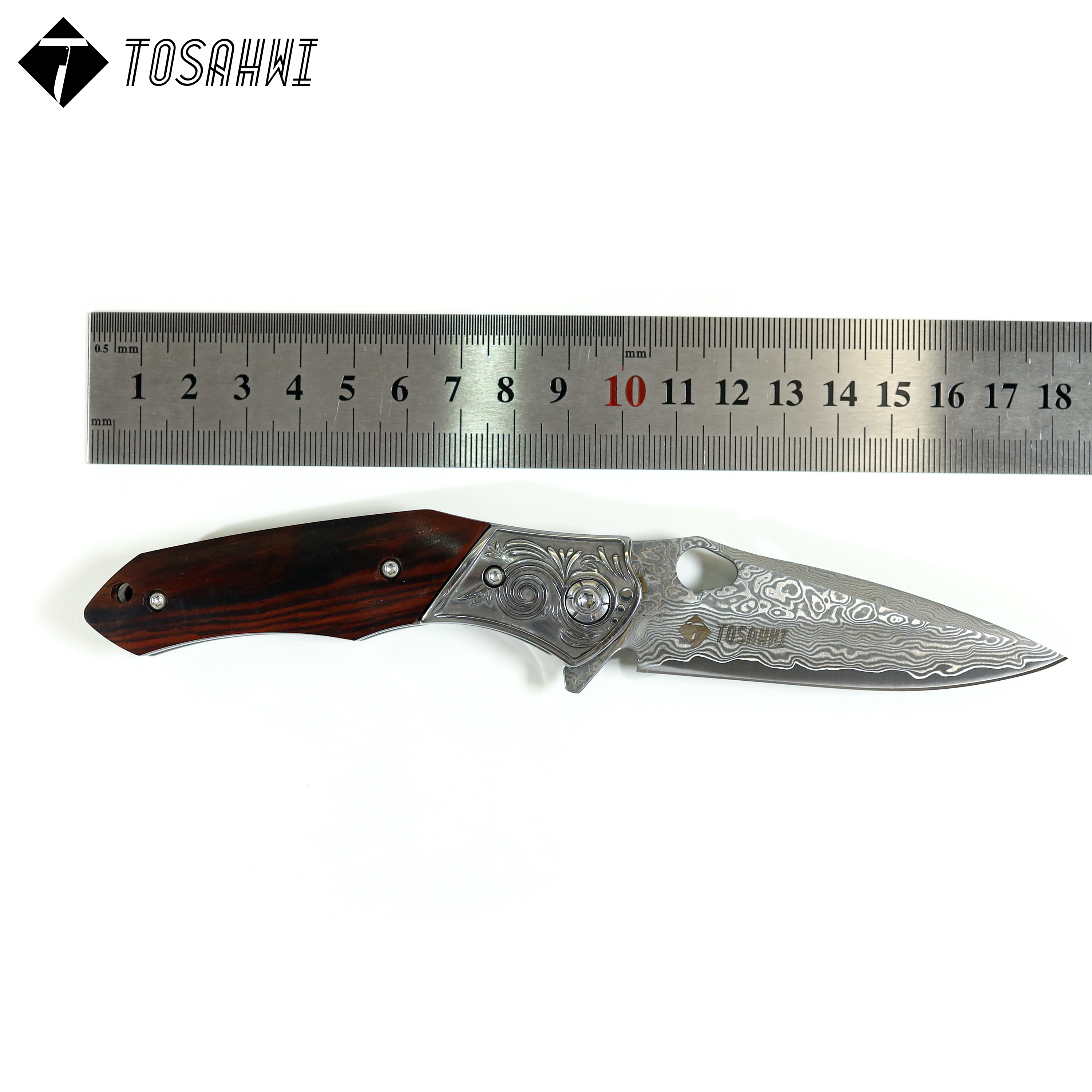 TOSAHWI HANDMADE Sandalwood Handle Folding Blades-69551