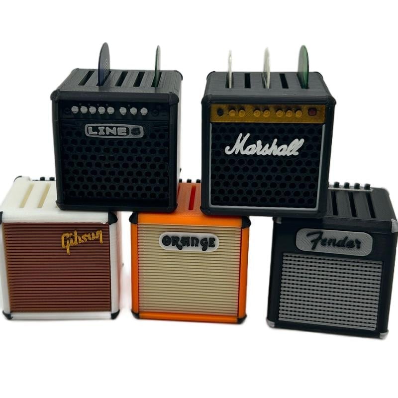 🎁TikTok Last Day Sale - 70% OFF🎉Mini Guitar Amp Pick Holder – 3D Printed