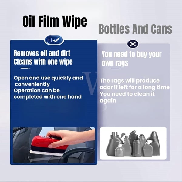 BUY 3 GET 2 FREE&FREE SHIPPING🔥All in One Wipe On Oil Film Remover