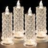 💥LAST DAY SALE 50% OFF💥Rose Shadow LED Flameless Candle Lights⚡BUY 2 GET 1 FREE