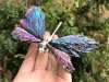 💜🦋AURA TOURMALINE KYANITE DRAGONFLY