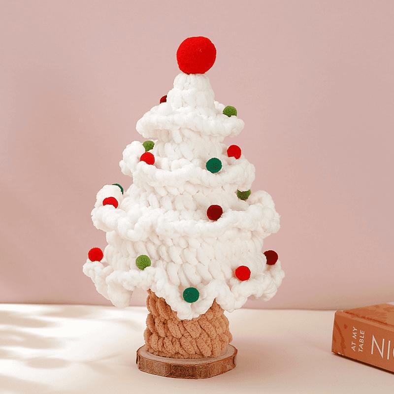 🎄TikTok Christmas Sale -70% OFF✨Handmade Crochet Christmas Tree – DIY Kit & Finished Piece