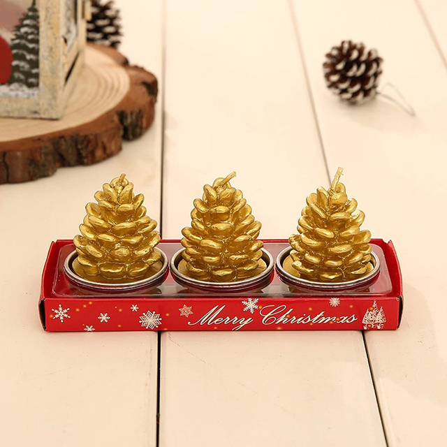 Christmas Candles for Home Party Halloween Christmas Wedding Holiday Celebration Decoration