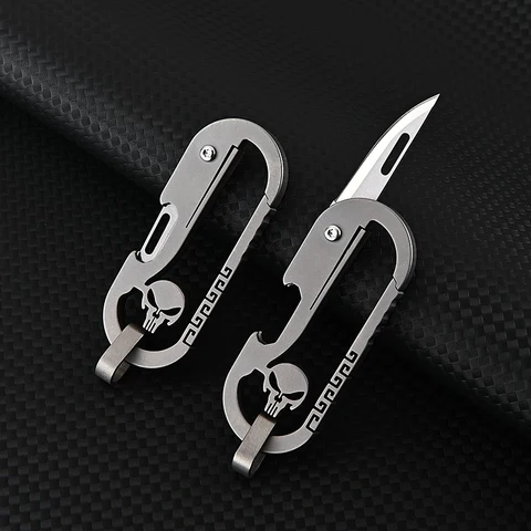 🔥Last Day 50% OFF-New MINI Titanium Alloy keychain  Outdoor EDC Self-defense Tool