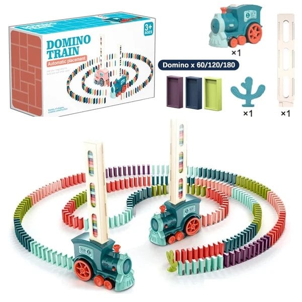 🌲EARLY CHRISTMAS SALE - 50% OFF🔥Dominoes Automatic Domino Train Educational Toy