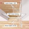 BalanceFrom Easy Walk-Thru Safety Gate for Doorways and Stairways with Auto-Close/Hold-Open Features, 30-Inch Tall, Fits 29.1 - 33.8 Inch Openings, Graphite