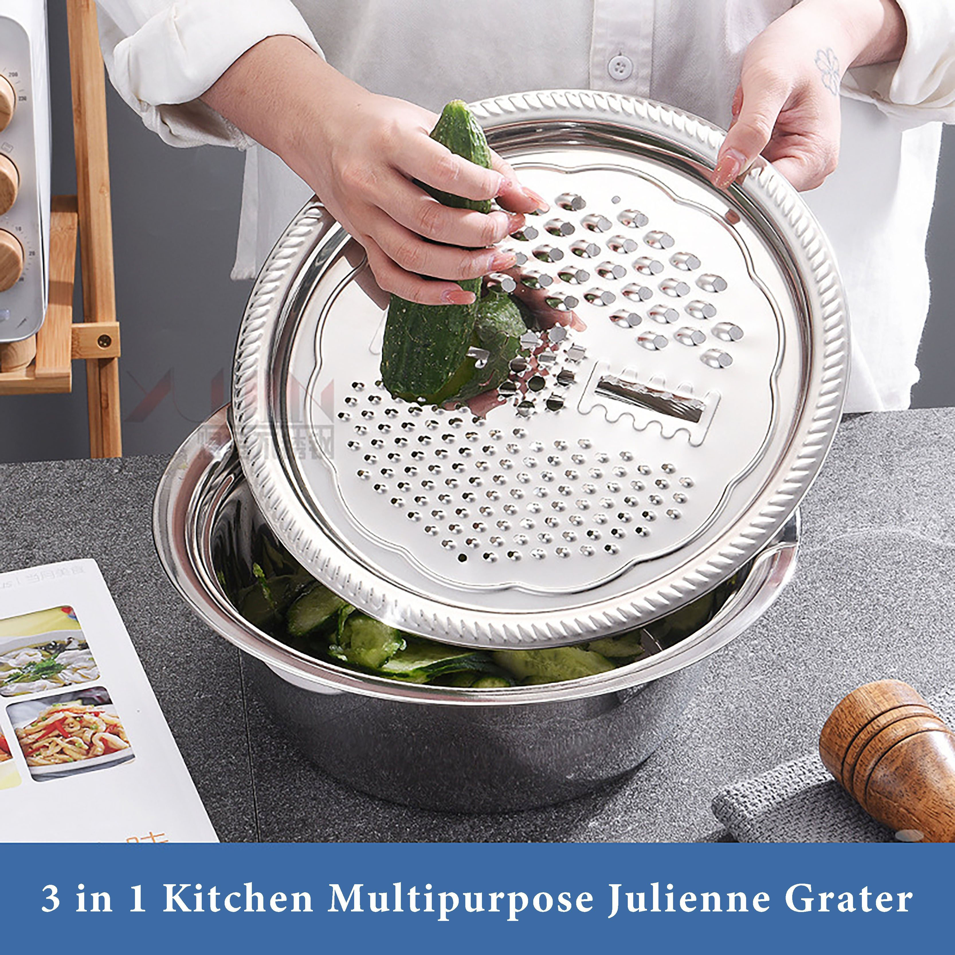 4 in 1 Kitchen Multipurpose Julienne Grater