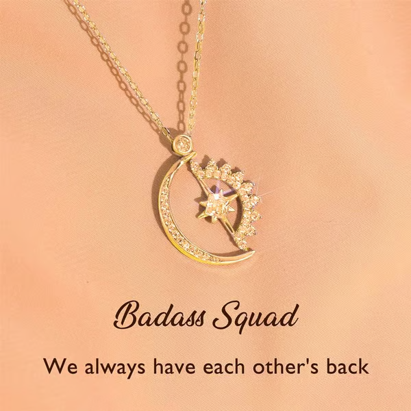 ✨Last Day Promotion 75% OFF 💥💓 To My Badass Squad Necklace - ''We always have each other's back''👩‍❤️‍👩