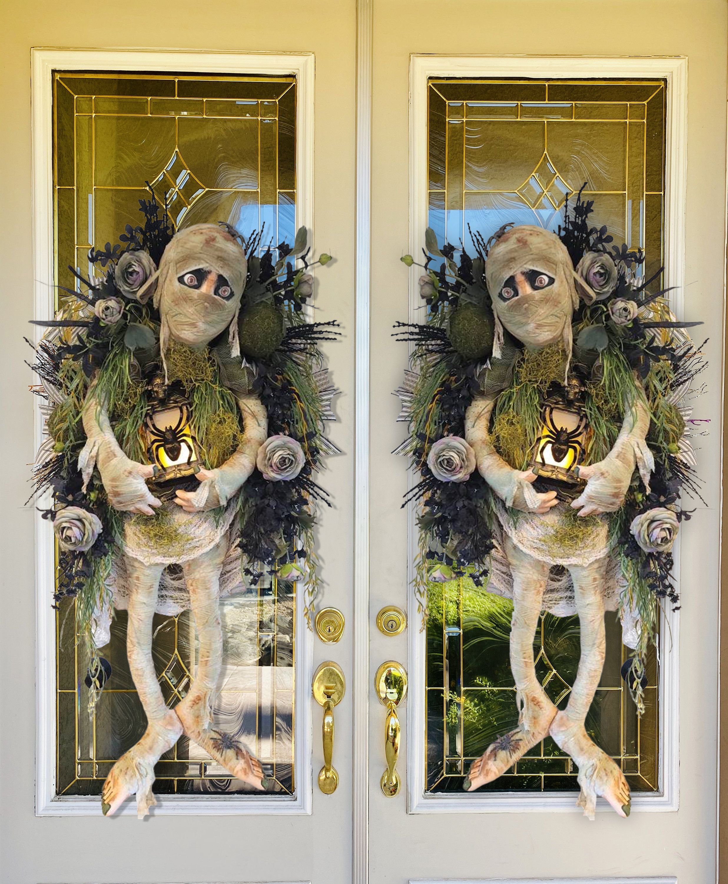 🎃LIMITED TIME OFFER💀MUMMY HALLOWEEN WREATH