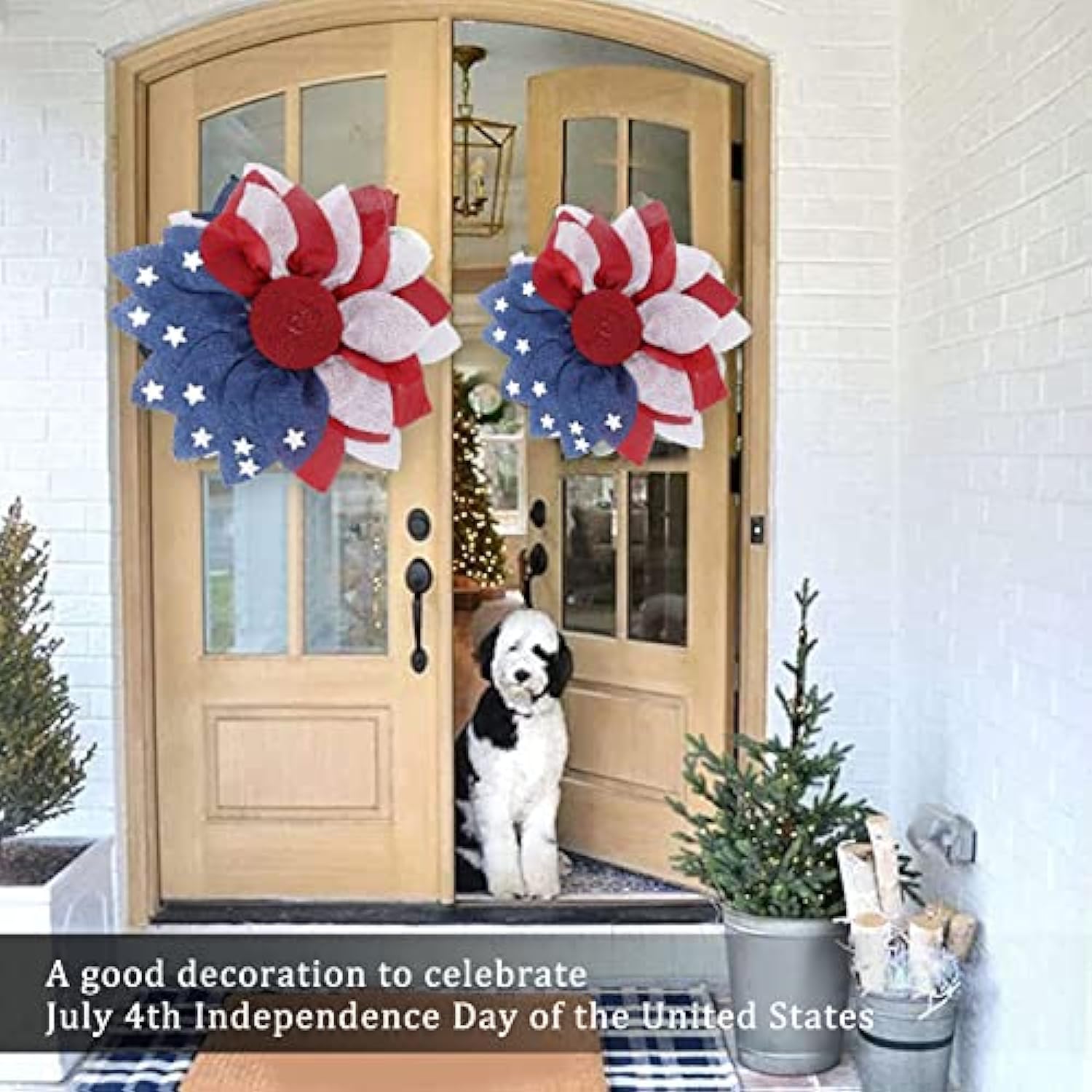 🔥Handmade American Patriot Wreath