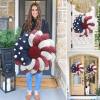 American flag independent sun flower Wreath - BUY 2 FREE SHIPPING