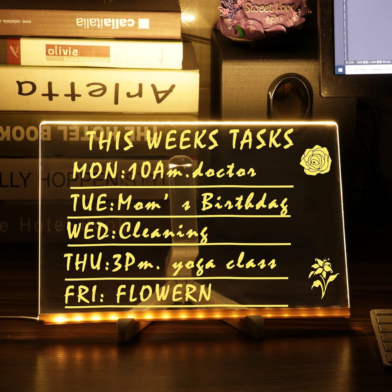 (🎁Early Christmas Sale)-LED Note Board with Colors🎨BUY 2 FREE SHIPPING