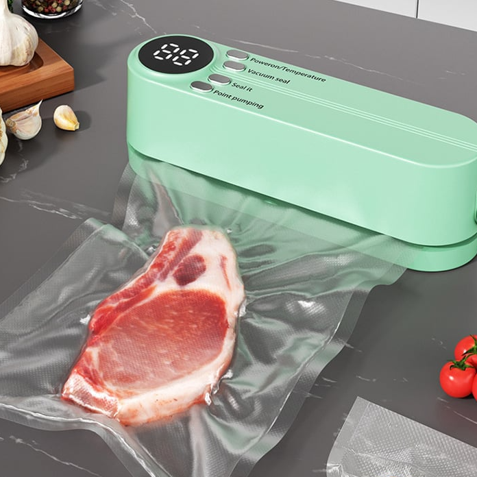 🔥Letzter Tag Verkauf 49% Rabatt ✨✨Mini Akku Vakuumierer – Wird mit Frischhaltebeutel geliefert