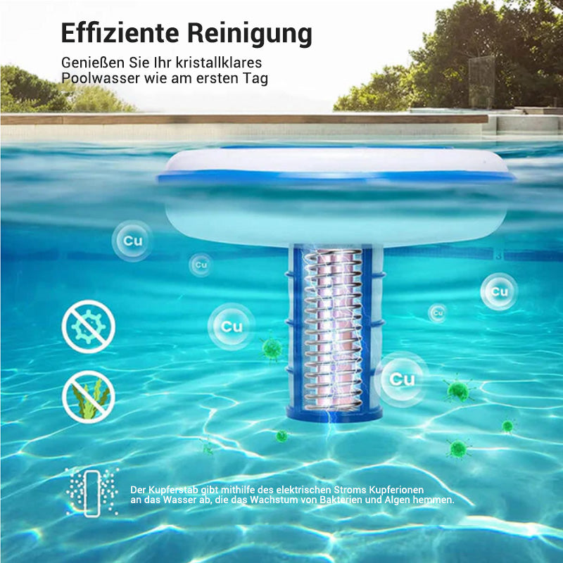 🎉Letzter Tag 49% Rabatt🔥Solar-Schwimmbad-Ionisator, macht das Wasser klar