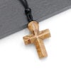 ✝️100% Handmade Natural Crystal Cross Necklace