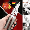 German Multifunctional Wire Stripper Crimper Cable Cutter Pliers