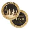 PTSD - Not All Wounds are Visible Challenge Coin
