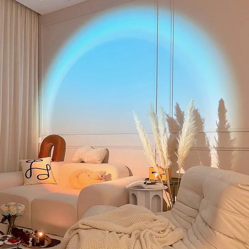 🎁TikTok Last Day Sale - 70% OFF🎁LED Sunset Projection Lamp,for Photography, Selfies, Parties - Home, Bedroom, Wedding, Camping, Valentine's Day, Halloween, Christmas Decor, Sunset Lamp