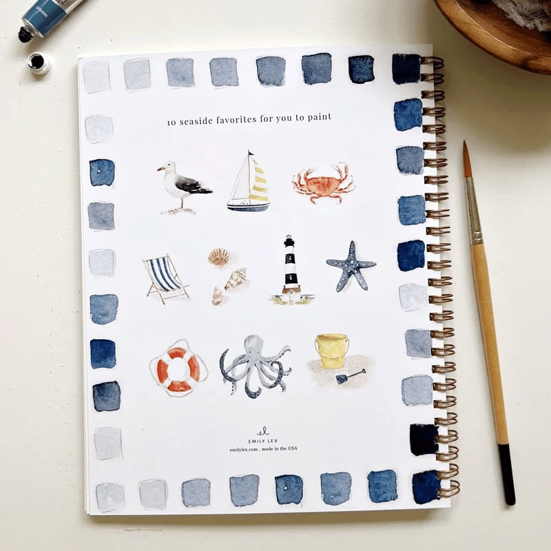 🖼️ Anfängerfreundliches 💕 Aquarell-Arbeitsbuch