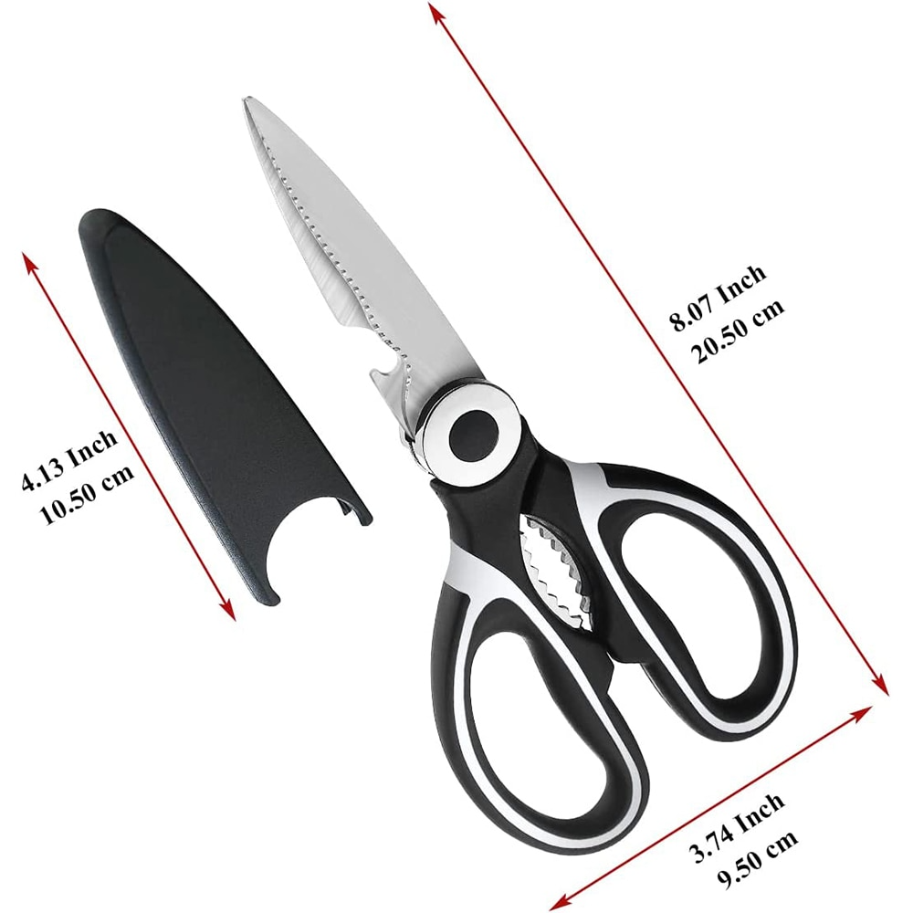 (🔥Last Day Promotion- SAVE 48% OFF) Heavy Duty Multifunctional Kitchen Scissors (buy 2 get 1 free now)