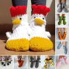 Crochet Chicken Socks