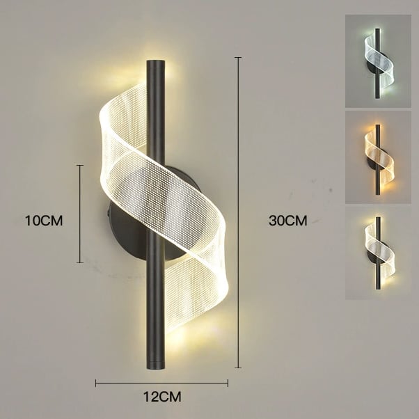 💥LAST DAY SALE 50% OFF💥3-Color Modern Led S-Shape Wall Light