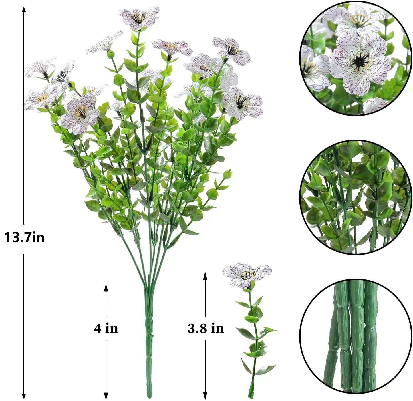 💖Last Day 49% OFF -Exquisite UV Resistant Colorful Artificial Flowers
