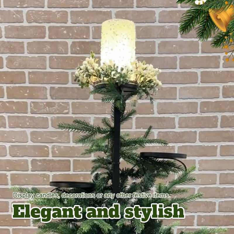 🎁TikTok Last Day Sale - 70% OFF🎄Triple Tree Topper Shelf for Christmas Tree