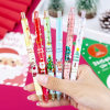 (🎁Christmas Hot Sale- 49% OFF🎁)Cute Christmas Retractable Gel Pens(6pcs* Marry Christmas Pens)