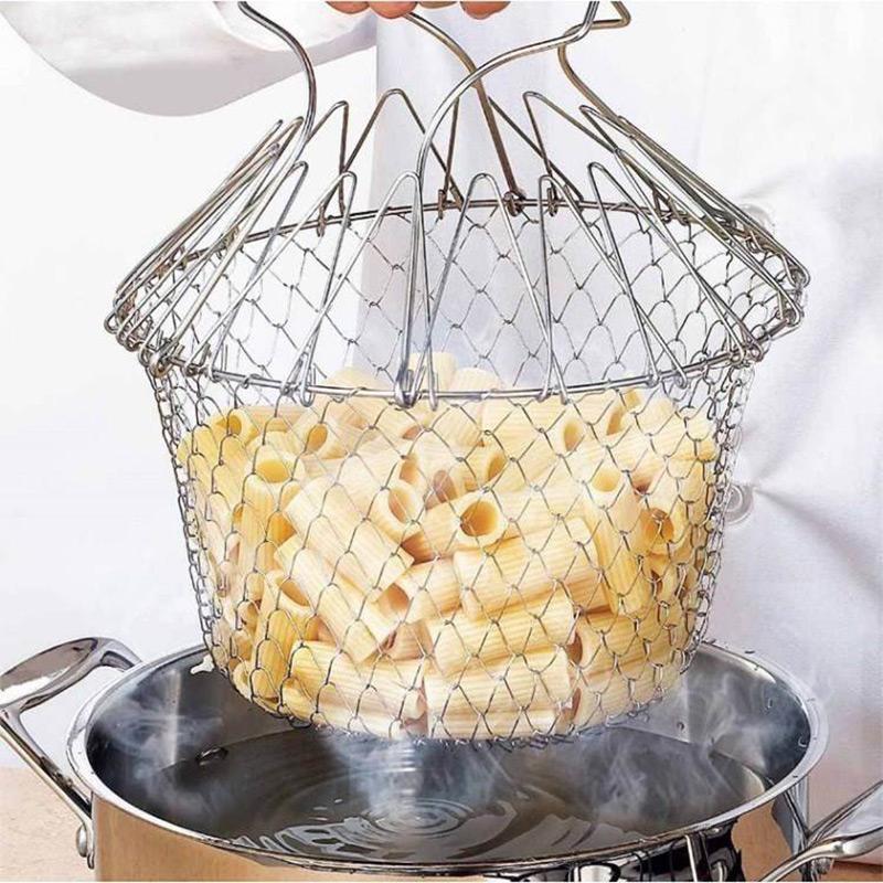 🎄Early Christmas Sale -48% OFF🎄Foldable Frying Basket(BUY 3 GET 1 FREE&FREE SHIPPING)