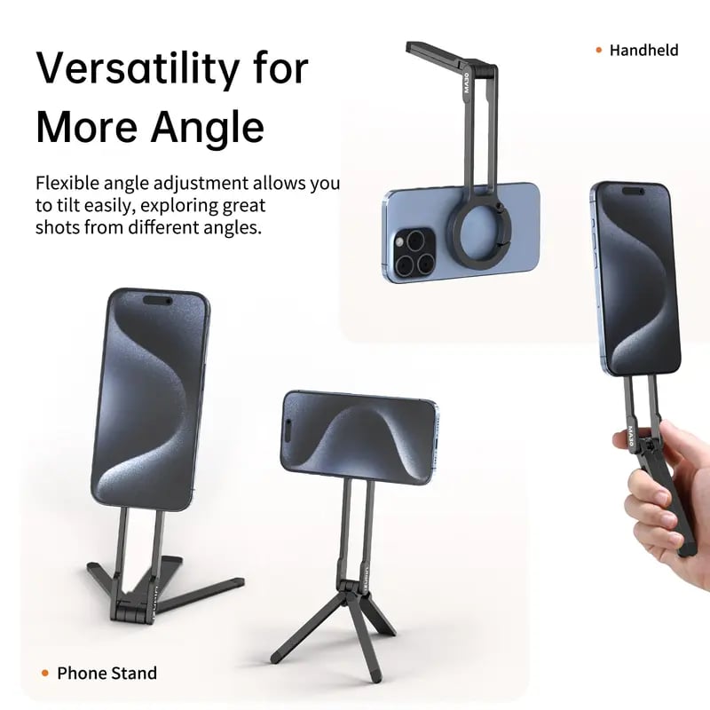 🎁TikTok Last Day Sale - 70% OFF🎉 Aluminum Magnetic Phone Tripod📱