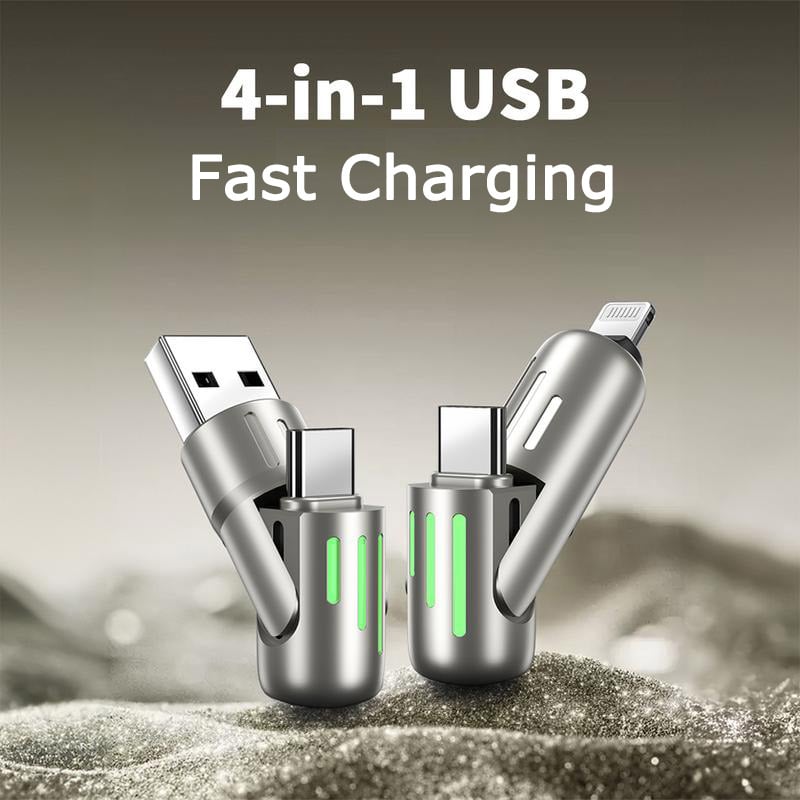 🔥Last Day Promotion 48% OFF-🎁-4-in-1 USB Charging Cable mFish fast charging 240w